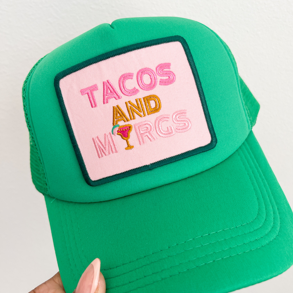 Tacos and Margs Trucker Hat - Green