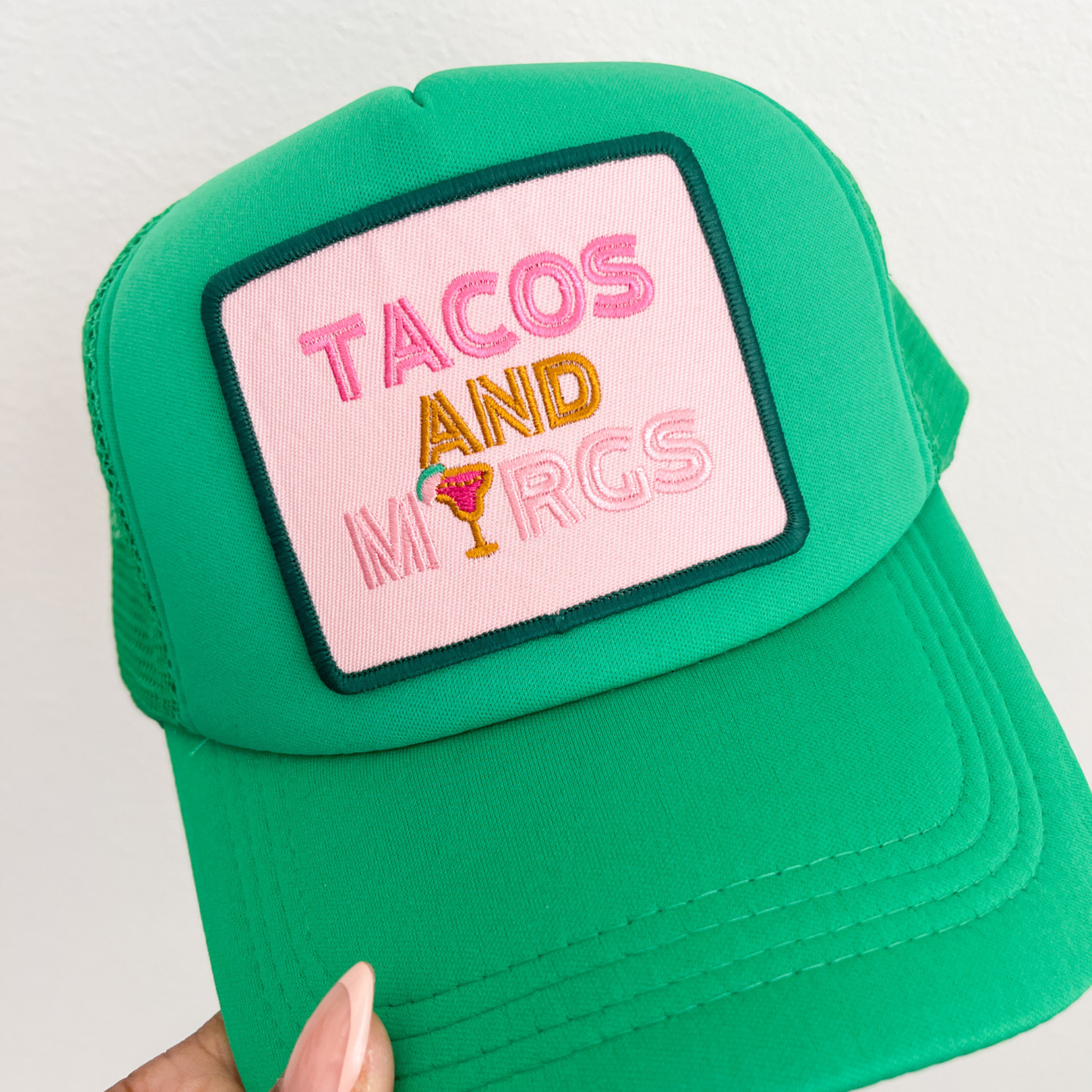 Tacos and Margs Trucker Hat - Green