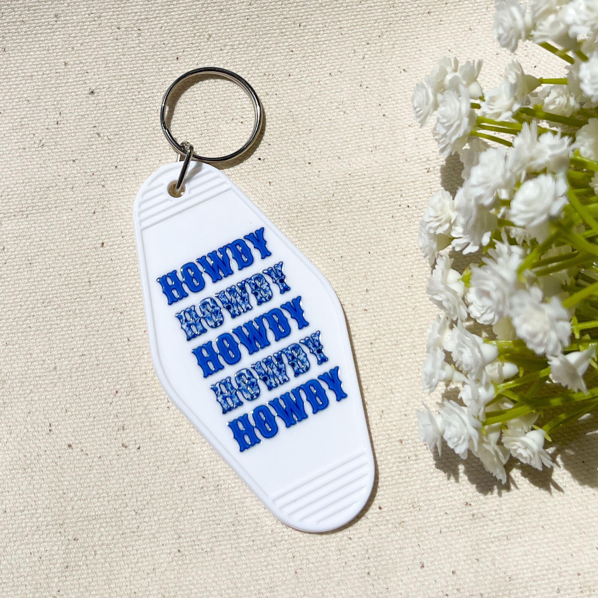 Howdy Motel Keychain
