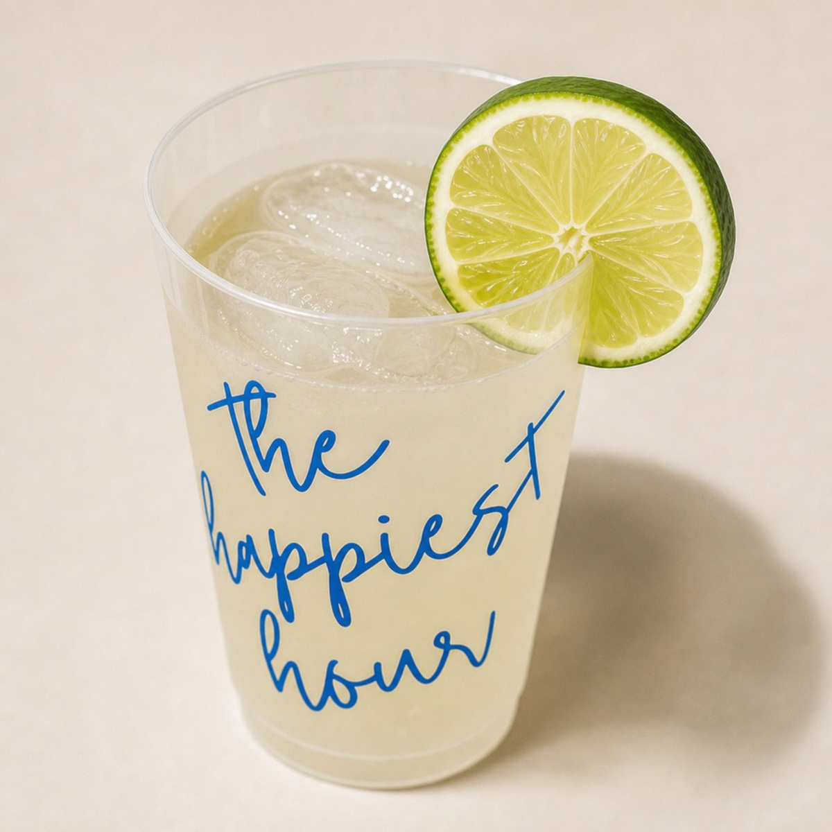 The Happiest Hour-Frosted Acrylic 16oz. cup